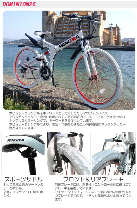 楽天市場】PANGAEA パンゲア ドミニオン 26インチ Wサスペンション 