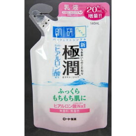 ロート製薬 肌研(ハダラボ) 極潤ヒアルロン乳液 つめかえ用 140ML 化粧品 基礎化粧品 乳液 ミルク(代引不可)