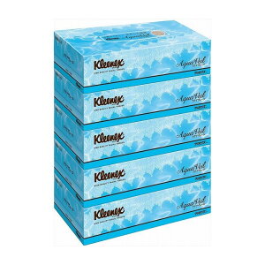 【10個セット】 日本製紙クレシア クリネックスティシュー アクアヴェール 5箱パックまとめ買い 売り セット販売 業務用 備蓄(代引不可)【送料無料】