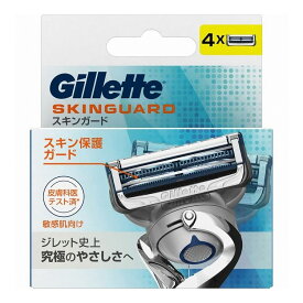 【単品3個セット】 P&G ジレット スキンガードマニュアル替刃4個入り(代引不可)【送料無料】