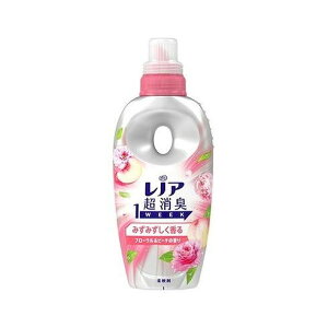 【単品6個セット】 レノア超消臭1weekみずみずしく香るフローラル&ピーチの香り本体 P&Gジャパン(代引不可)【送料無料】