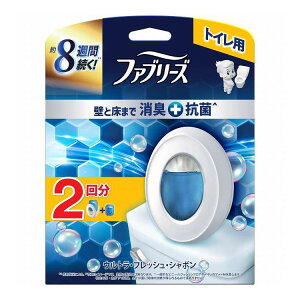 【単品3個セット】 P&Gジャパン ファブリーズトイレ用消臭剤プレミアムシリーズ+ ウルトラフレッシュシャボン本体+つめかえ1個パック(代引不可)【ポイント10倍】【送料無料】