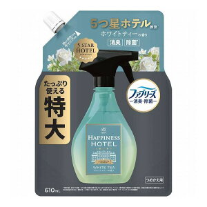 【単品3個セット】 P&Gジャパン レノアハピネスミストホワイトティーの香りつめかえ特大サイズ 610mL(代引不可)【ポイント10倍】【送料無料】