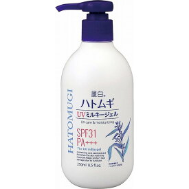【単品6個セット】麗白 ハトムギ UVミルキージェル 熊野油脂(代引不可)【送料無料】