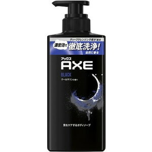 【単品4個セット】アックス フレグランス ボディソープ ブラック ポンプ 370g ユニリーバ・ジャパン(代引不可)【送料無料】