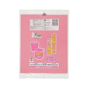 【単品5個セット】 PR-20お部屋の中のゴミ箱10L20Pピンク 株式会社ジャパックス(代引不可)