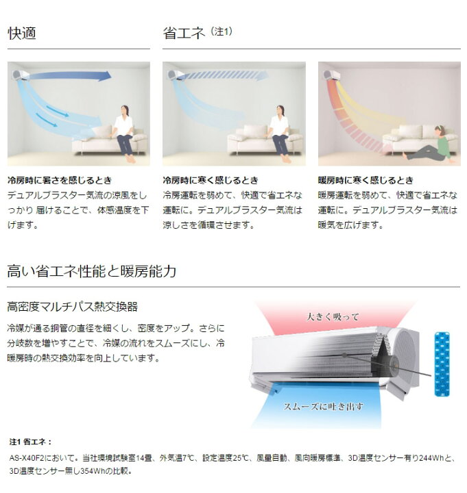 楽天市場】富士通ゼネラル(FUJITSU) ルームエアコン nocria Xシリーズ  