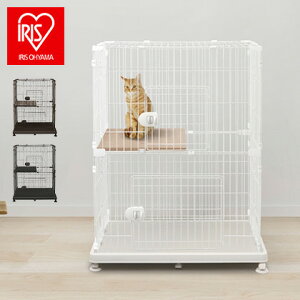 猫 ケージ 2段 多頭飼い キャスター付 キャットゲージ ペットケージ PEC-902V ケージ 猫 ねこ カゴ ケース アイリスオーヤマ【送料無料】【ポイント10倍】