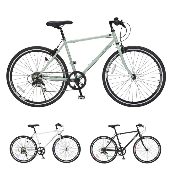 楽天市場】マイパラス 自転車 クロスバイク 26インチ M-605 シマノ製6 