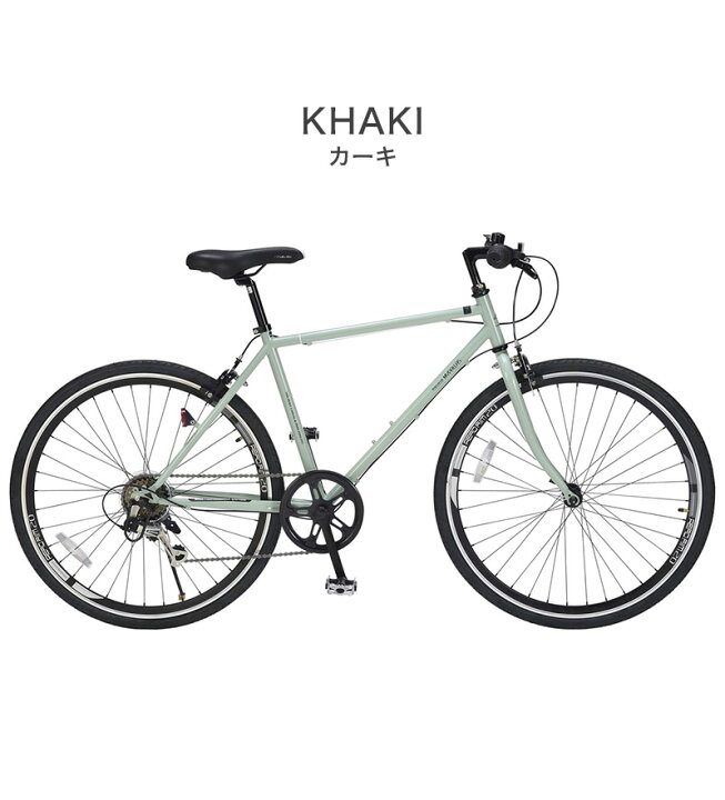 楽天市場】マイパラス 自転車 クロスバイク 26インチ M-605 シマノ製6 