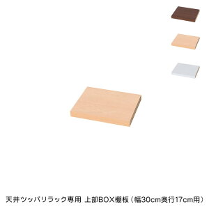 日本製 天井 ツッパリ ラック 専用上部BOX棚板幅30cm 奥行17cm 国産 収納 つっぱり つっぱり収納 収納ラック つっぱりラック(代引不可)【送料無料】