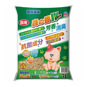 アースペット 猫砂 楽園森の香 ダブル 7L【ポイント10倍】