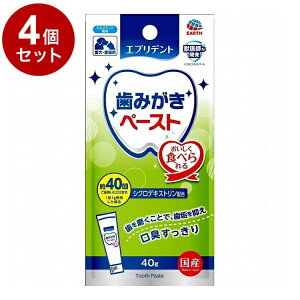 【4個セット】 アースペット エブリデント 歯みがきペースト 40g【ポイント10倍】【送料無料】