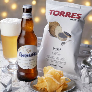 �q���[�K���f���ƃL���r�A�����|�e�g�`�b�v�X Hoegaarden �z���C�g�r�[�� ���r�[�� 355ml TORRES �g�[���X �|�e�` �r�r�[�� ���܂݃Z�b�g(����s��)�y���������z