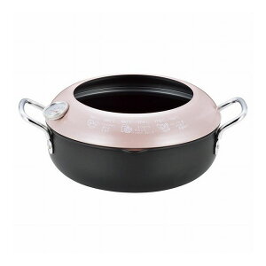 IH対応温度計付天ぷら鍋24cm LA-24T 調理用品 ラテラッテ(代引不可)【送料無料】