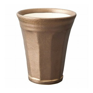 泡うまカップ 1P 信楽焼 ゴールド Awauma-n7(代引不可)【ポイント10倍】【送料無料】