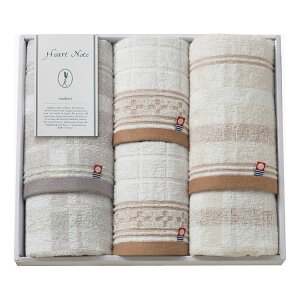今治タオル Heart Note フェイスタオル2P&ウォッシュタオル2P HN-0041(代引不可)【ポイント10倍】【送料無料】