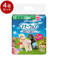 【4個セット】ユニチャーム マナーウェア 女の子用 SSサイズ 38枚x4 超小型犬用 小型犬用 犬用おむつ マ…