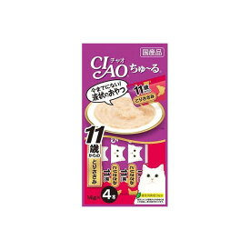 【12個セット】 CIAO ちゅ~る 11歳からのとりささみ 14g×4本 x12【ポイント10倍】【送料無料】