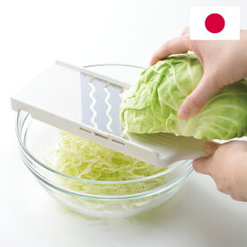 日本製 燕三条 スライサー 3倍速!トリプルウェーブ 3枚刃 波刃 キャベツ用スライサー 千切り 時短調理 野菜スライサー アーネスト【送料無料】