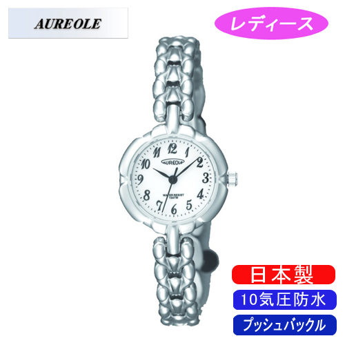 レディース腕時計 【AUREOLE】オレオール SW-496L-C /10点入り(代引き不可) 日本製 10気圧防水 アナログ表示 レディース腕時計