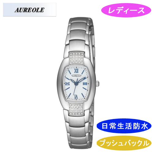 【AUREOLE】オレオール /10点入り(代引き不可)【送料無料】 日常生活用防水 アナログ表示 SW-469L-7 レディース腕時計 レディース腕時計