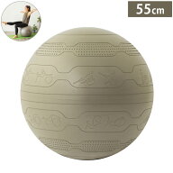 NAMALA バランスボール ガイド付き 55cm ヨガ ストレッチ エクササイズ 体操 運動 スポーツ ヨーガ ピラ…