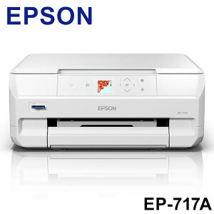 �����@ �v�����^�[ EPSON EP-717A A4�J���[�C���N�W�F�b�g�����@ �z���C�g �G�v�\�� Colorio �J���[�C���N�W�F�b�g�v�����^�[ �C���N6�F �ő�p���T�C�YA4 �ڑ�USB ����LAN �X�L���i �R�s�[�y�|�C��