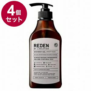 【単品4個セット】 リデンボディソープ モイストプラス450ml REDEN ボディソープ ヒアルロン酸 メンズ 男性用 レモン レモングラス 爽やか 脂性肌 乾燥肌 保湿 体臭【ポイント10倍】【送料無料