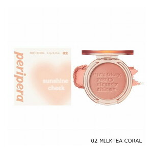 �y���y�� �s���A�u���b�V���h�T���V���C���`�[�N 02 MILKTEA CORAL �؍��R�X�� �`�[�N peripera�y�|�C���g10�{�z