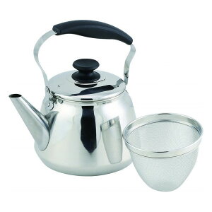 フレッティ3 ステンレス製 広口ケトル3L 茶こしアミ付 HB-5646 オール熱源 ガス対応 IH対応【送料無料】