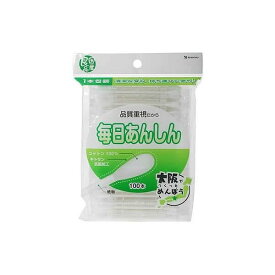 SANYO(サンヨー) 毎日あんしん綿棒 100本 衛生医療 看護・医療用品 綿棒 抗菌綿棒 山洋