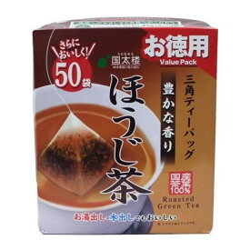 【6個セット】 国太楼 お徳用 豊かな香りほうじ茶 三角ティーパック 2gx50袋 x6コ(代引不可)【送料無料】