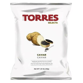 TORRES(トーレス) キャビア風味ポテトチップス スペイン ラッピング済み商品(代引不可)【送料無料】