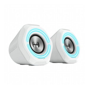 y{K㗝Xiz Edifier Hecate Q[~OXs[J[ G1000 5Wo Bluetooth 5.3 tWXs[J[ USB 3.5mm RGBCgt zCg ED-G1000-WHyz