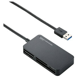 メモリリーダライタ/USB3.0対応/SD・microSD・MS・XD・CF対応/スリムコネクタ/ブラック エレコム MR3-A006BK(代引き不可)