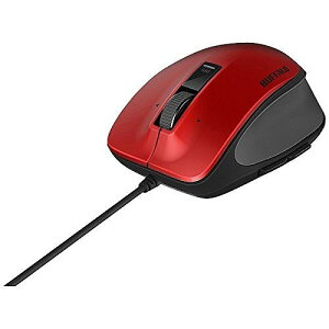 BUFFALO �L�� BlueLED �v���~�A���t�B�b�g�}�E�X M�T�C�Y ���b�h BSMBU500MRD(����s��)