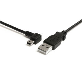 STARTECH.COM LTD USB2HABM6LA 1.8m ミニUSB変換ケーブル miniUSB左向きL型ケーブル USB A端子 オス - USB mini-B端子 オス(代引不可)