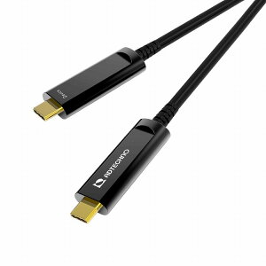 エーディテクノ 10Gbps対応光ファイバUSBケーブル C-C 5m AUN-5M2-005(代引不可)【送料無料】