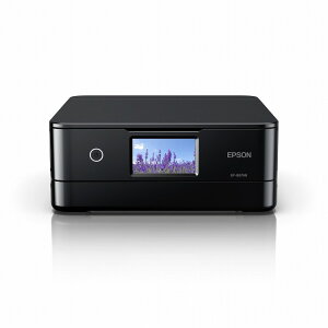 エプソン A4カラーインクジェット複合機/Colorio/6色/無線LAN・Wi-Fi/4.3型ワイドタッチパネル/ブラック EP-887AB(代引不可)【送料無料】