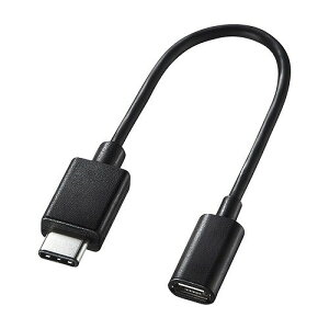 TTvC Type C USB2.0microBϊA_v^P[u 0.1m ubN AD-USB25CMCB(s)