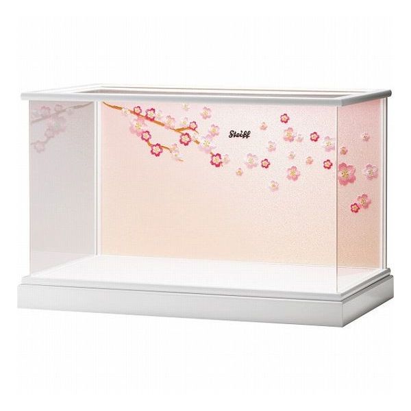 アクリルケース ホワイト 桜刺繍 679230AC シュタイフ(代引不可)