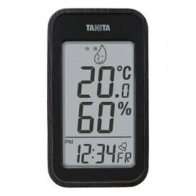 タニタ デジタル温湿度計 ブラック TT-572-BK 室内装飾品 温湿度計 壁掛け温湿度計(代引不可)【ポイント10倍】【送料無料】