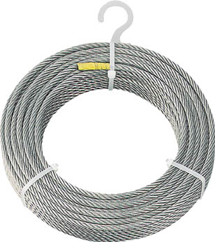 TRUSCO ステンレスワイヤロープ Φ6.0mmX30m【CWS-6S30】(建築金物・工場用間仕切り・ワイヤロープ) | リコメン堂