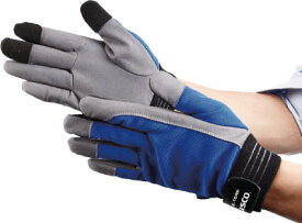 TRUSCO グリッピング人工皮革手袋”X－TGRIP”フィンガータイプ LL XTGRIPFLL