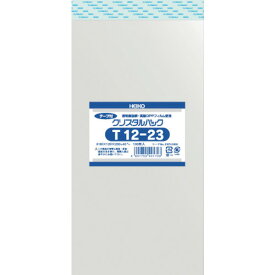 HEIKO OPP袋 テープ付き クリスタルパック T12-23 6741600T1223