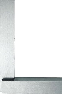 ユニ 焼入台付スコヤー(JIS1級) 75mm【ULAY-75】(測定工具・スコヤ・水準器)【送料無料】