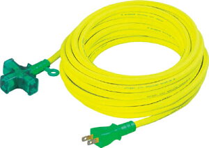 日動 延長コード 十字型トリプルランプ付 100V 2芯 20m【LT2-20】(コードリール・延長コード・延長コード)【送料無料】