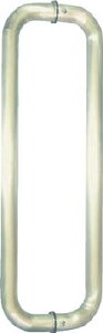 MK ステンO型ハンドル 25φ×300mm クローム【G-470-309】(建築金物・工場用間仕切り・引戸用取手)【送料無料】