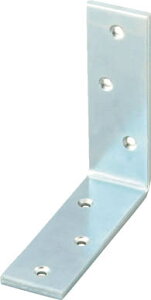 TRUSCO ユニクロワイド金折 100mm【TUWK-100】(建築金物・工場用間仕切り・棚受金具)